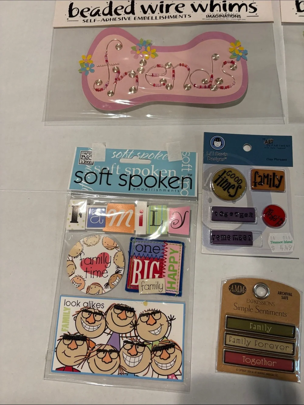 Scrapbooking friends Decorative Craft Stickers - lot 5